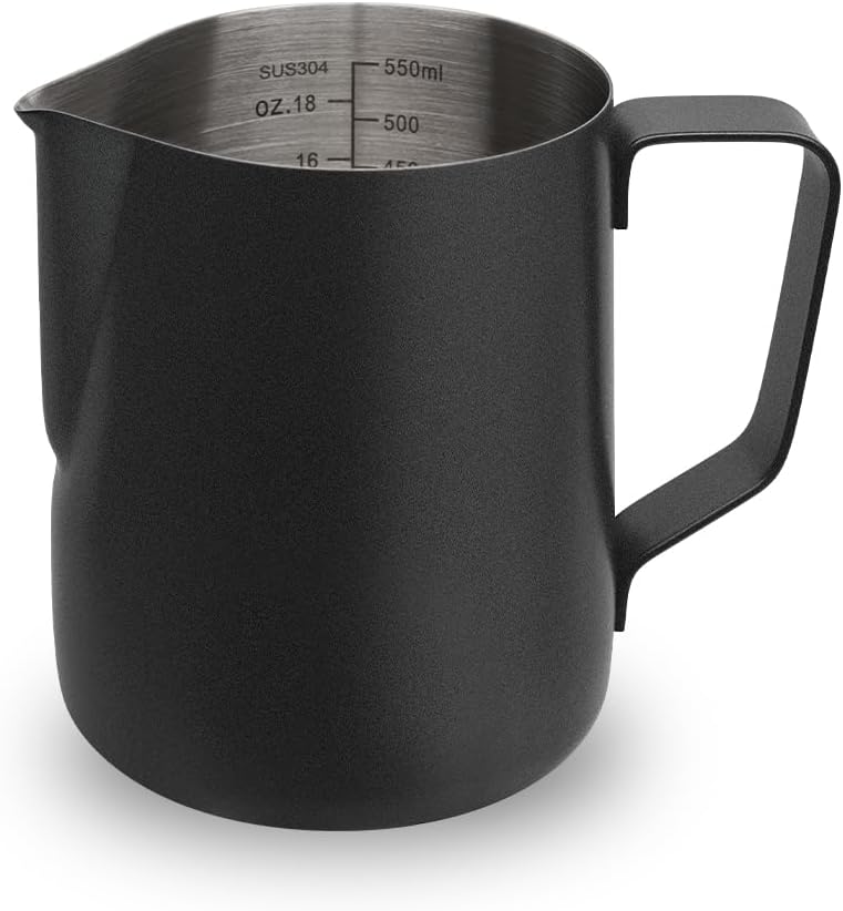 كراف لبن استانلس ستيل 550 ملل اسود