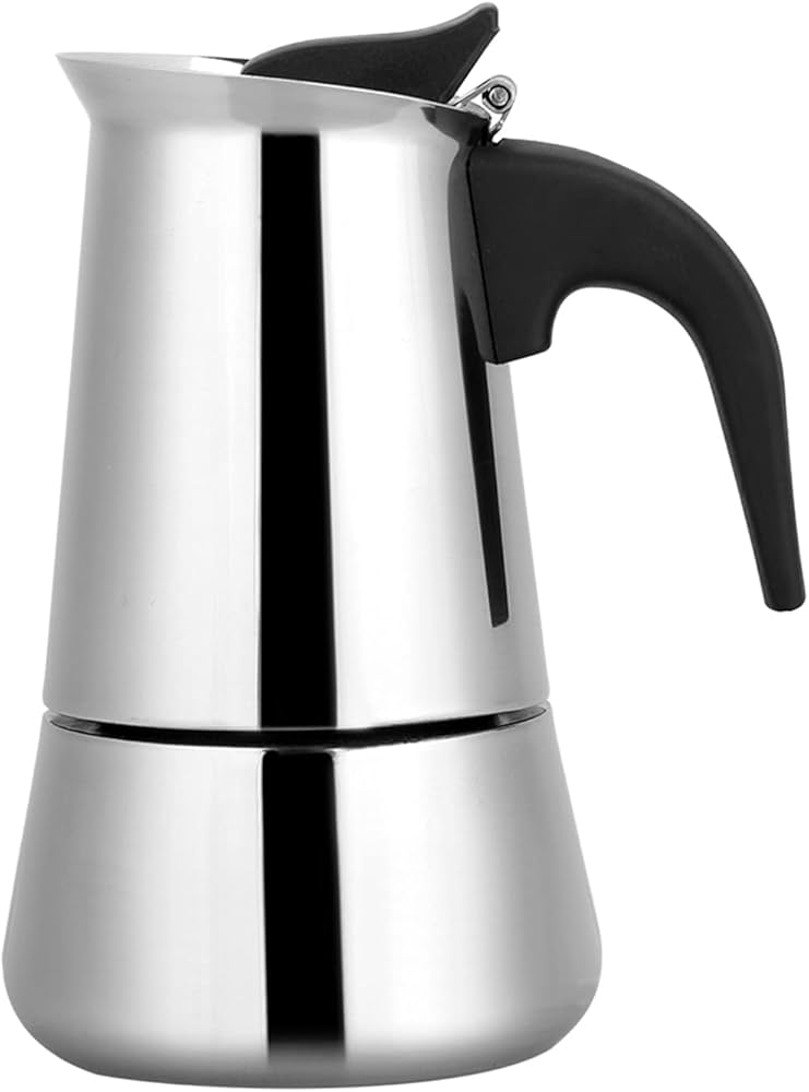 Stainless steel Coffe moka pot 100ml
