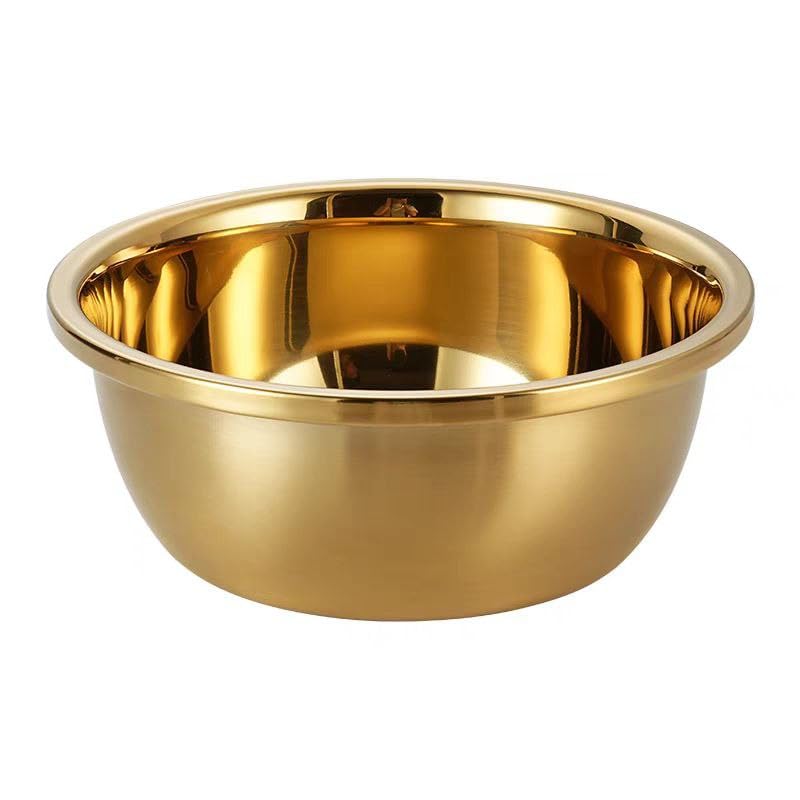 Gold Stainless Steel Mixing Bowl 30cm