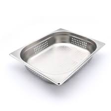 Stainless steel Perforated Gn Food Pan 1/2 H 6.5