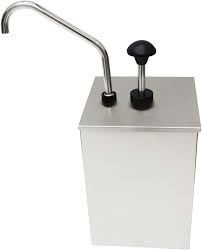 موزع صلصة من الفولاذ المقاوم للصدأ بمضخة واحدة