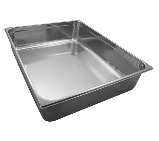 حاوية GN 2/1 من الفولاذ المقاوم للصدأ 10 سم