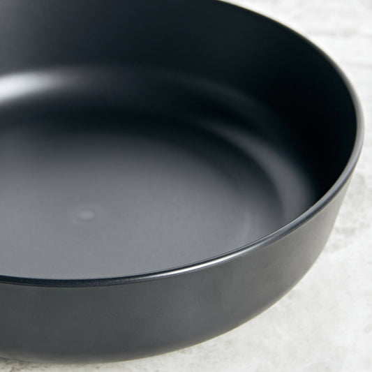 Black Round Melamine Casserole 25cm