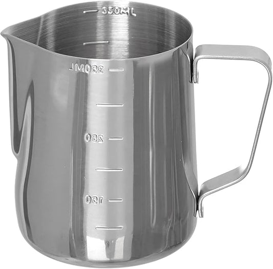 كراف لبن استانلس ستيل 350 ملل سيلفر