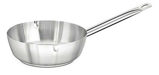 Conical Saute Pan Stainless Steel Casserole 20X7 cm