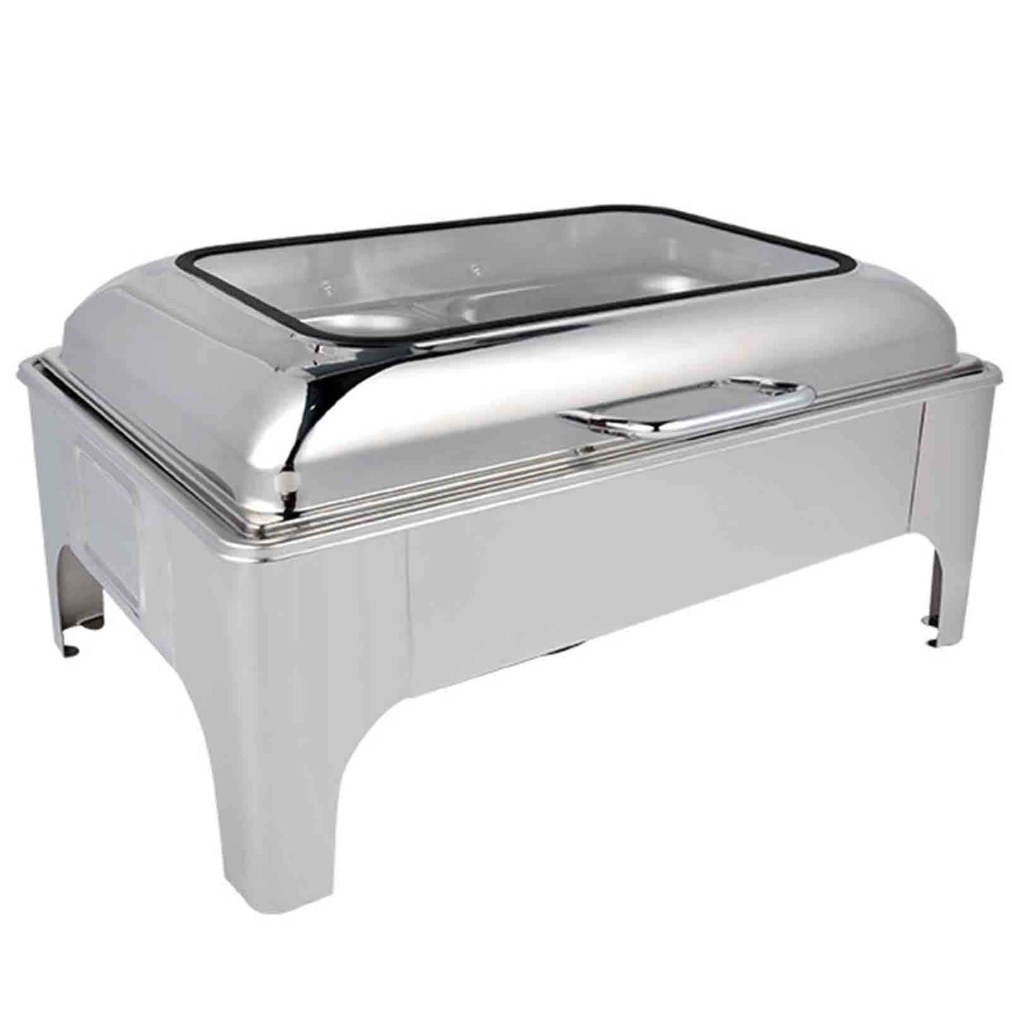 rectangular hydraulic Chafing Dish silver