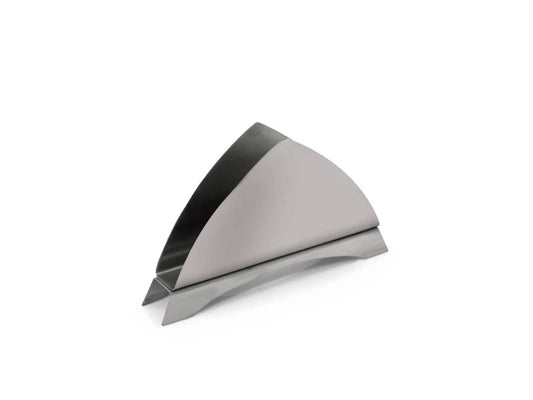 stainless steel triangle napkin holder silver