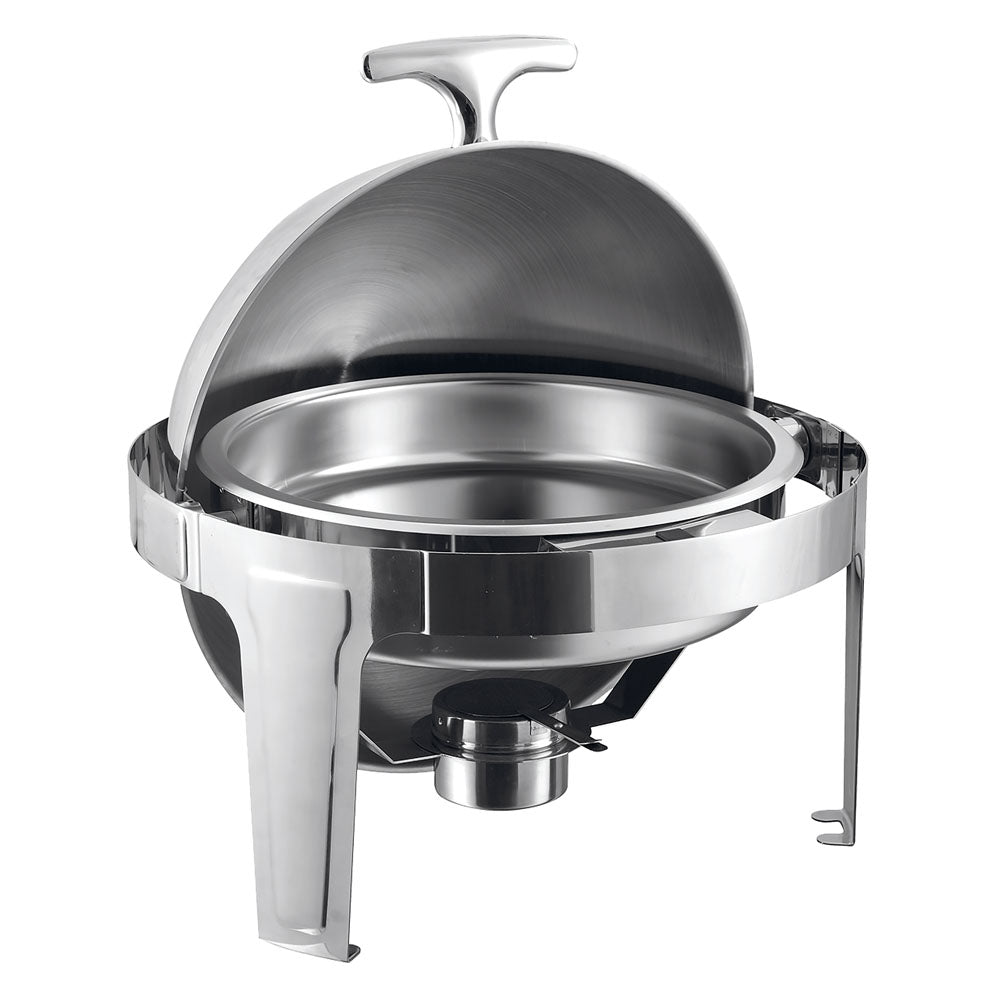 Round Chafing dish silver