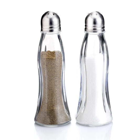 Glass Salt and Pepper Shaker Set