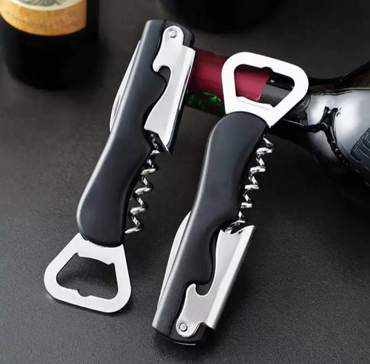 classic wine opener color silver