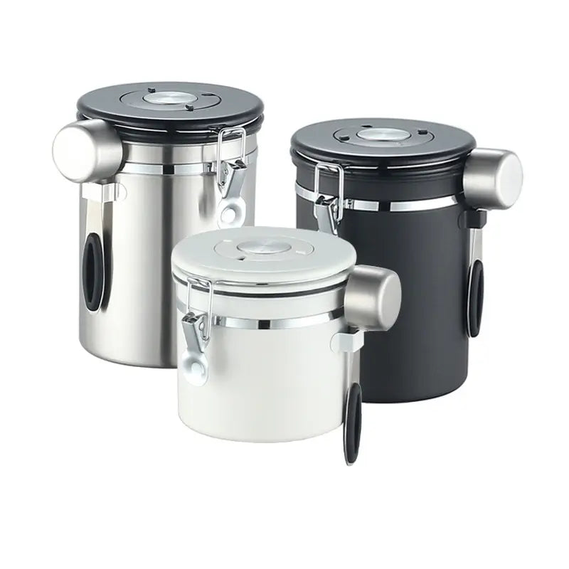 علبة قهوة من ستانلس ستيل سعة 1.8 لتر