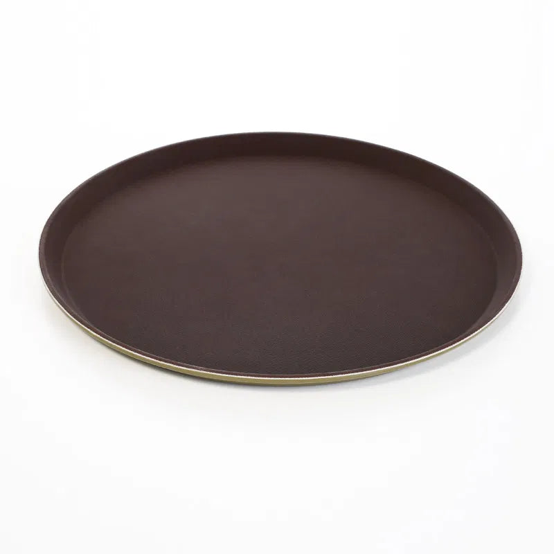 American style round Anti-slip serving tray 35cm